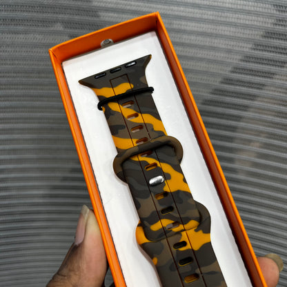 Camouflage PressLock iWatch Strap