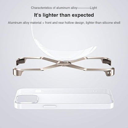 X Shaped Metal Bumper Case for iPhone