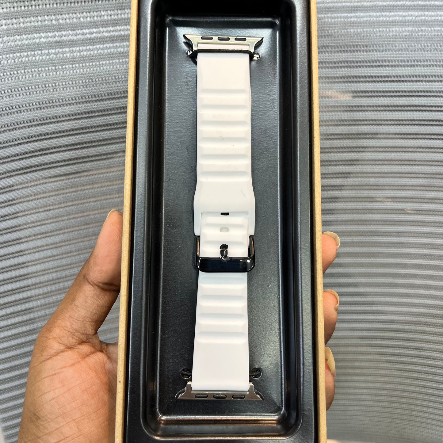 Silicone Elite Buckle Band For iWatch