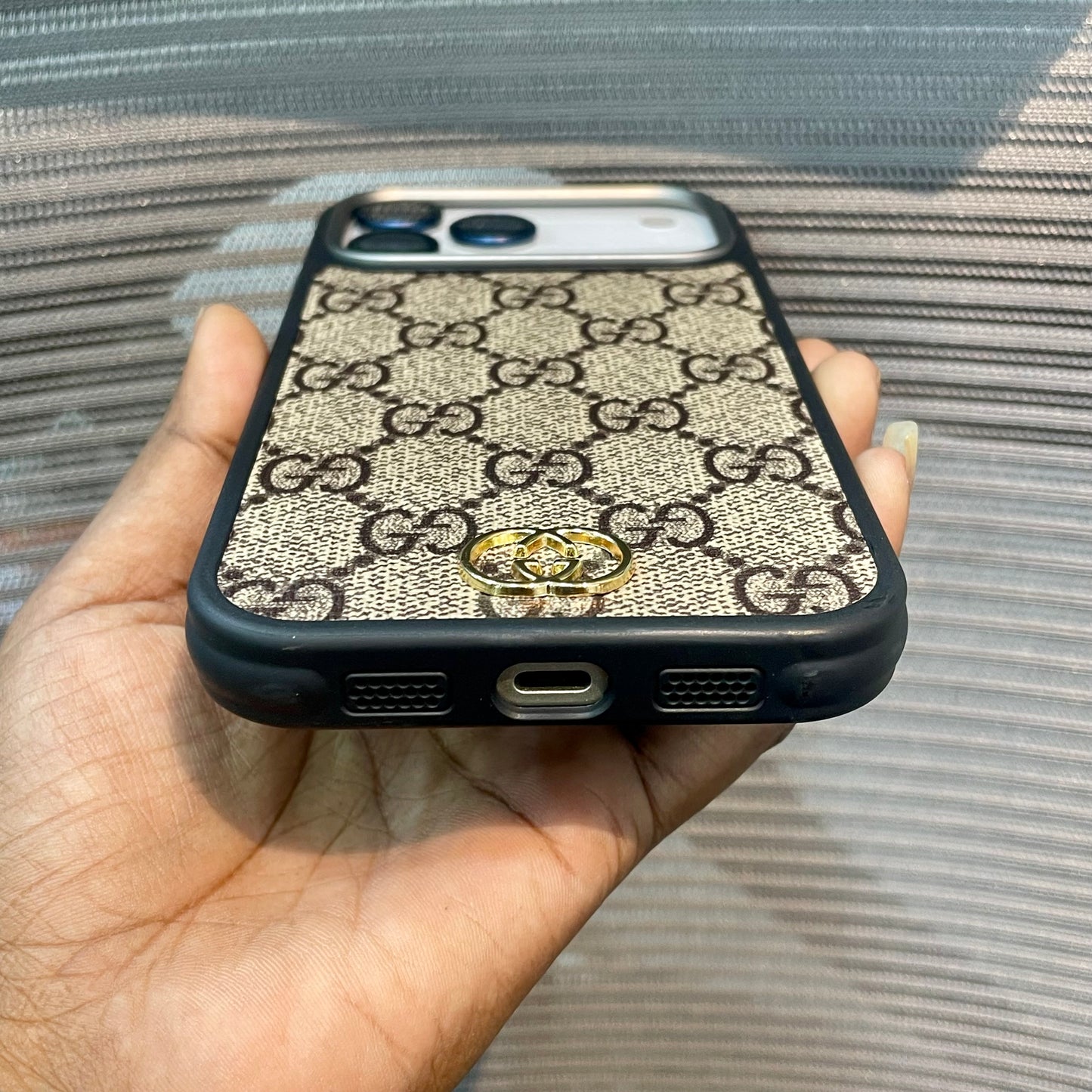 LogoLuxe Leather iPhone 17 Series Case