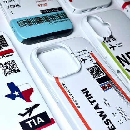 Bon Voyage Printed iPhone Case