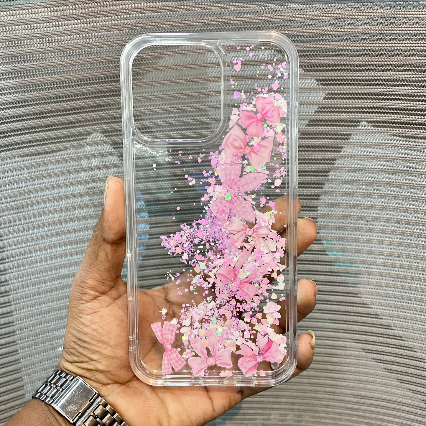 LiquidBow Glitter iPhone Case