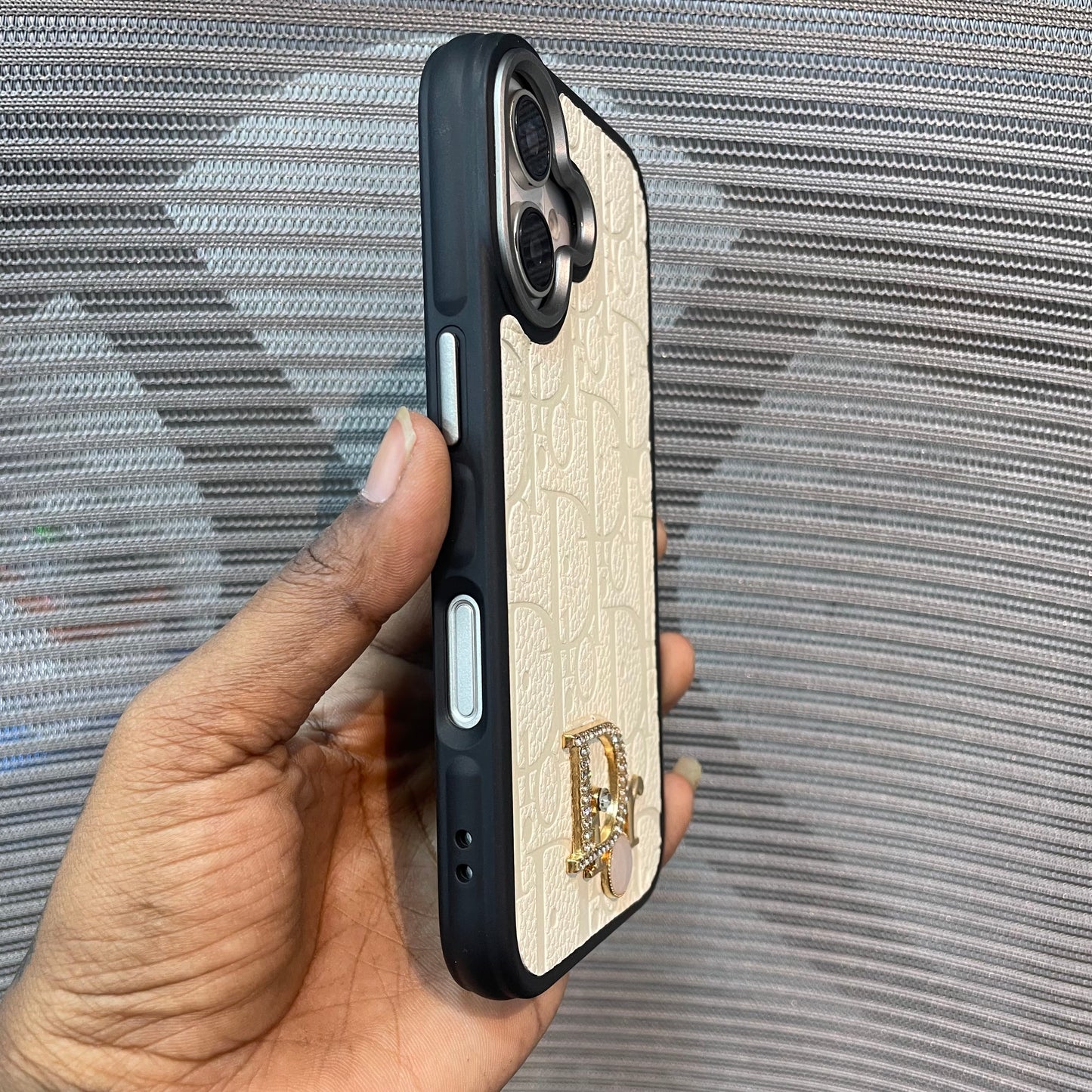 LogoLuxe Leather iPhone Case