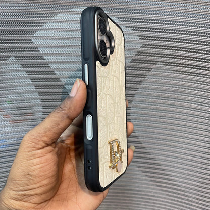 LogoLuxe Leather iPhone Case