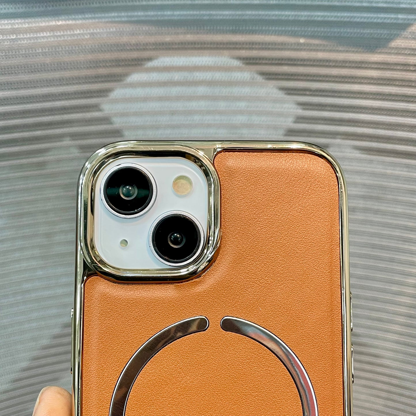 LeatherAura MagSafe Protective iPhone 15 Case