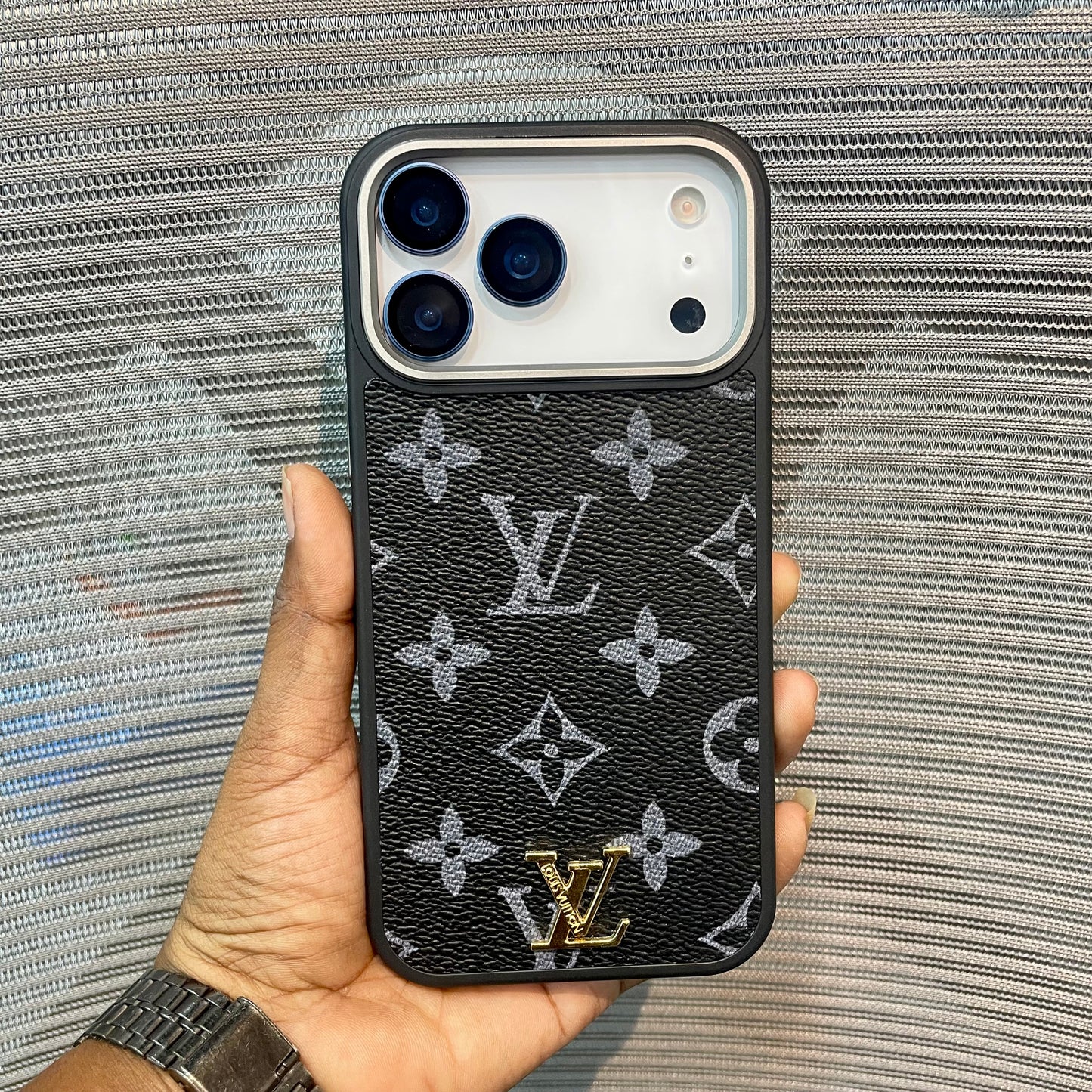 LogoLuxe Leather iPhone 17 Series Case