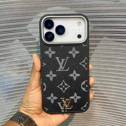 LogoLuxe Leather iPhone 17 Series Case