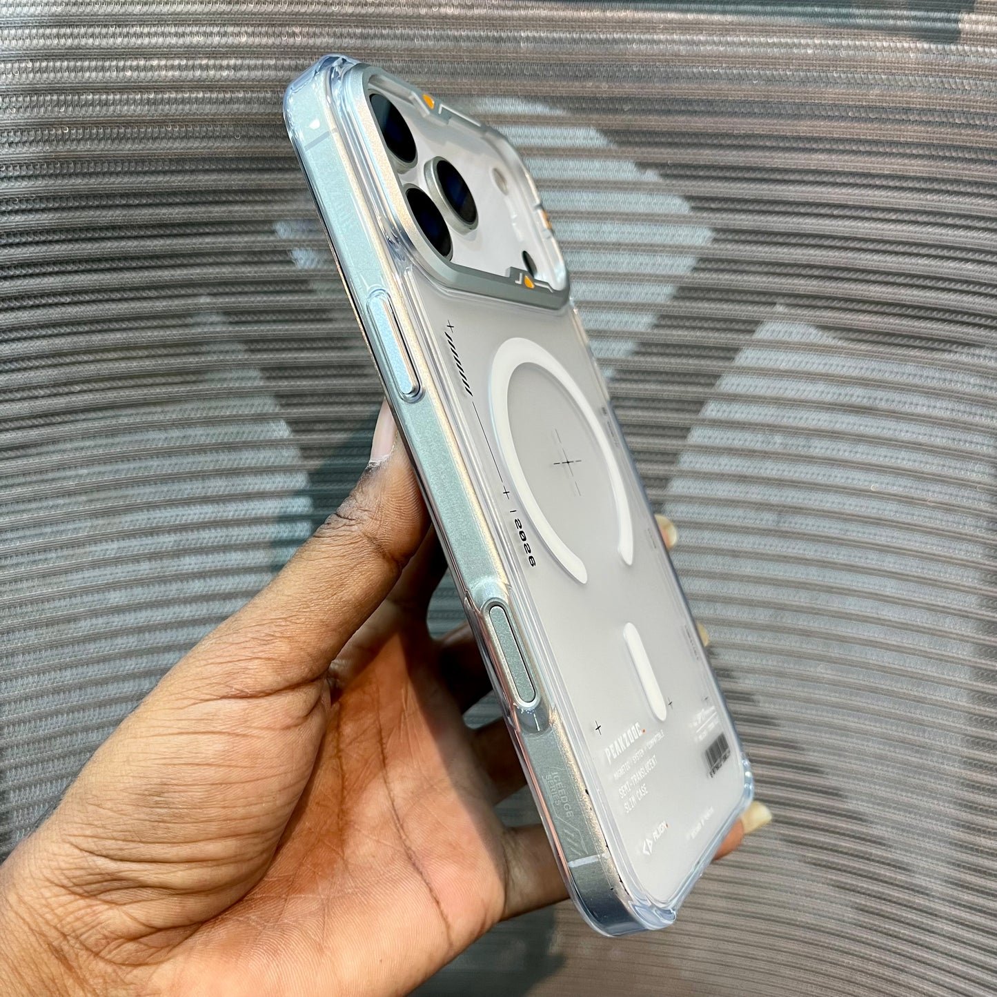 Neuron Translucent Armor 18 Pro Max  Case