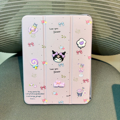 Kuromi - 3D Cartoon Printed iPad Case