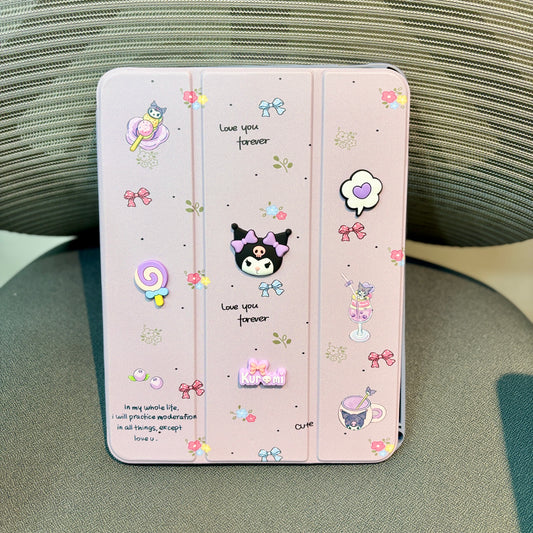 Kuromi - 3D Cartoon Printed iPad Case