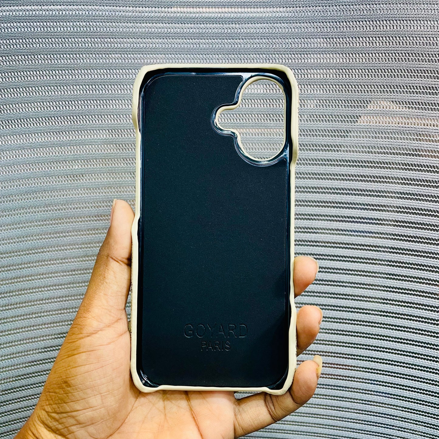 Luxe Printed Inner Fur iPhone 17 Case