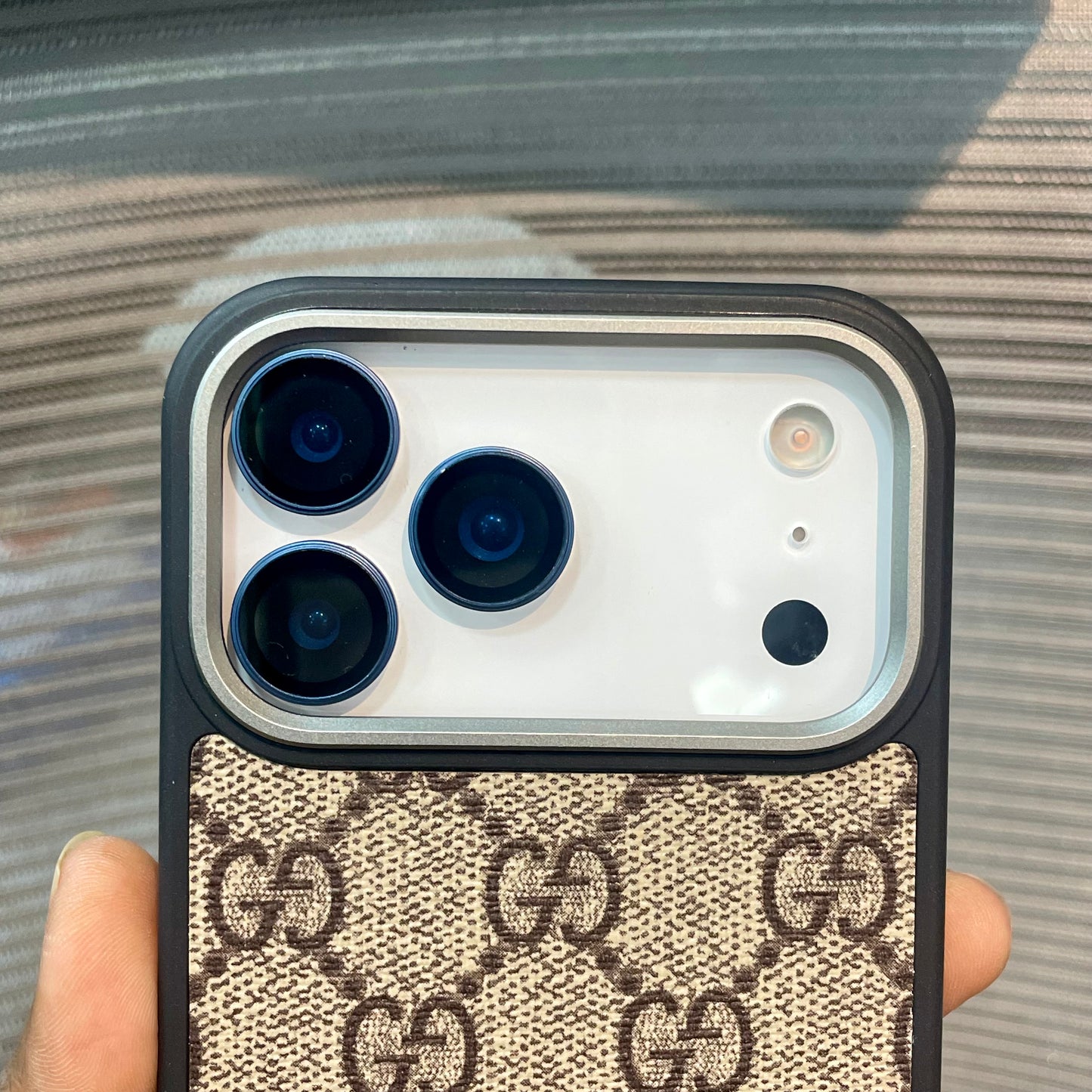 LogoLuxe Leather iPhone 17 Series Case