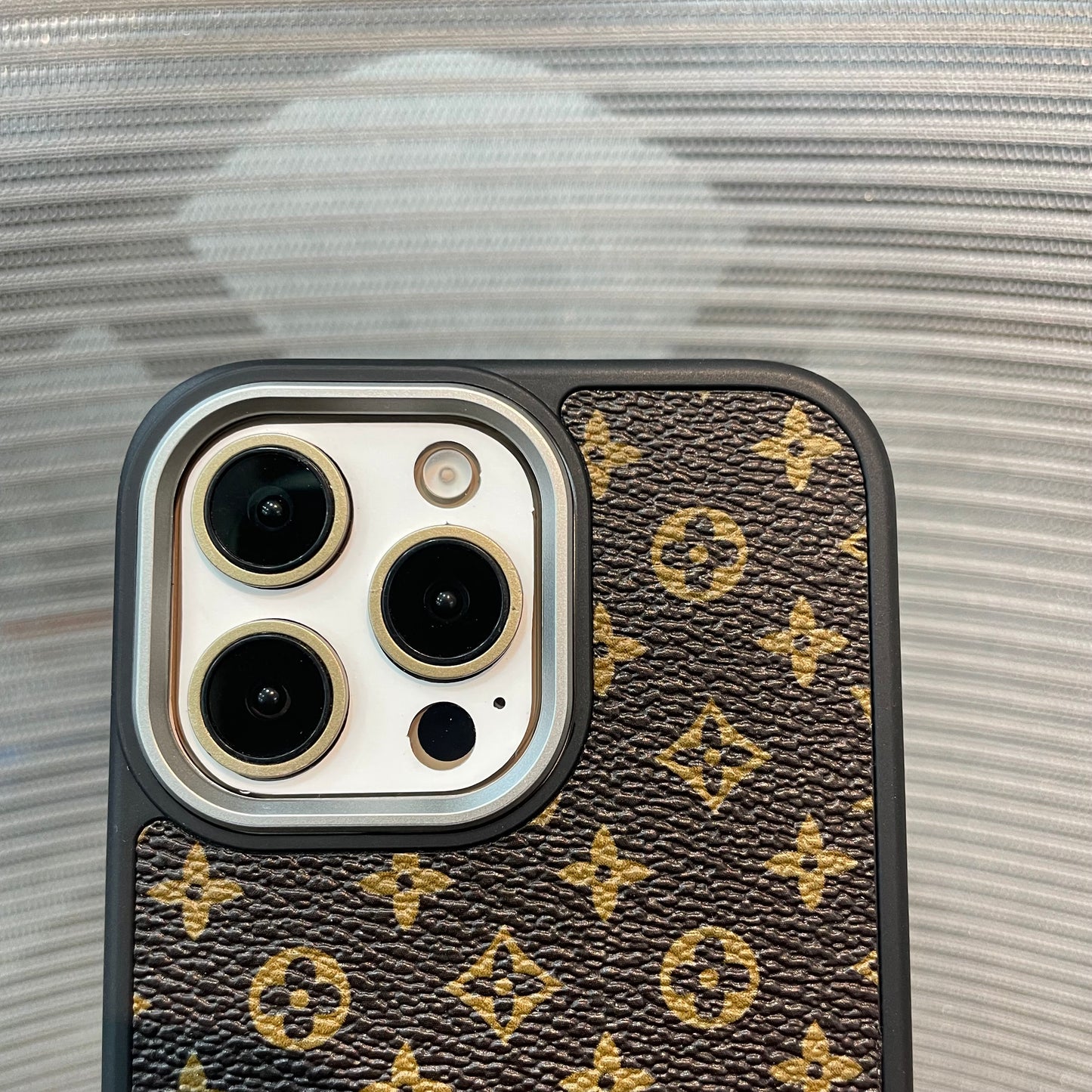 LogoLuxe Leather iPhone Case