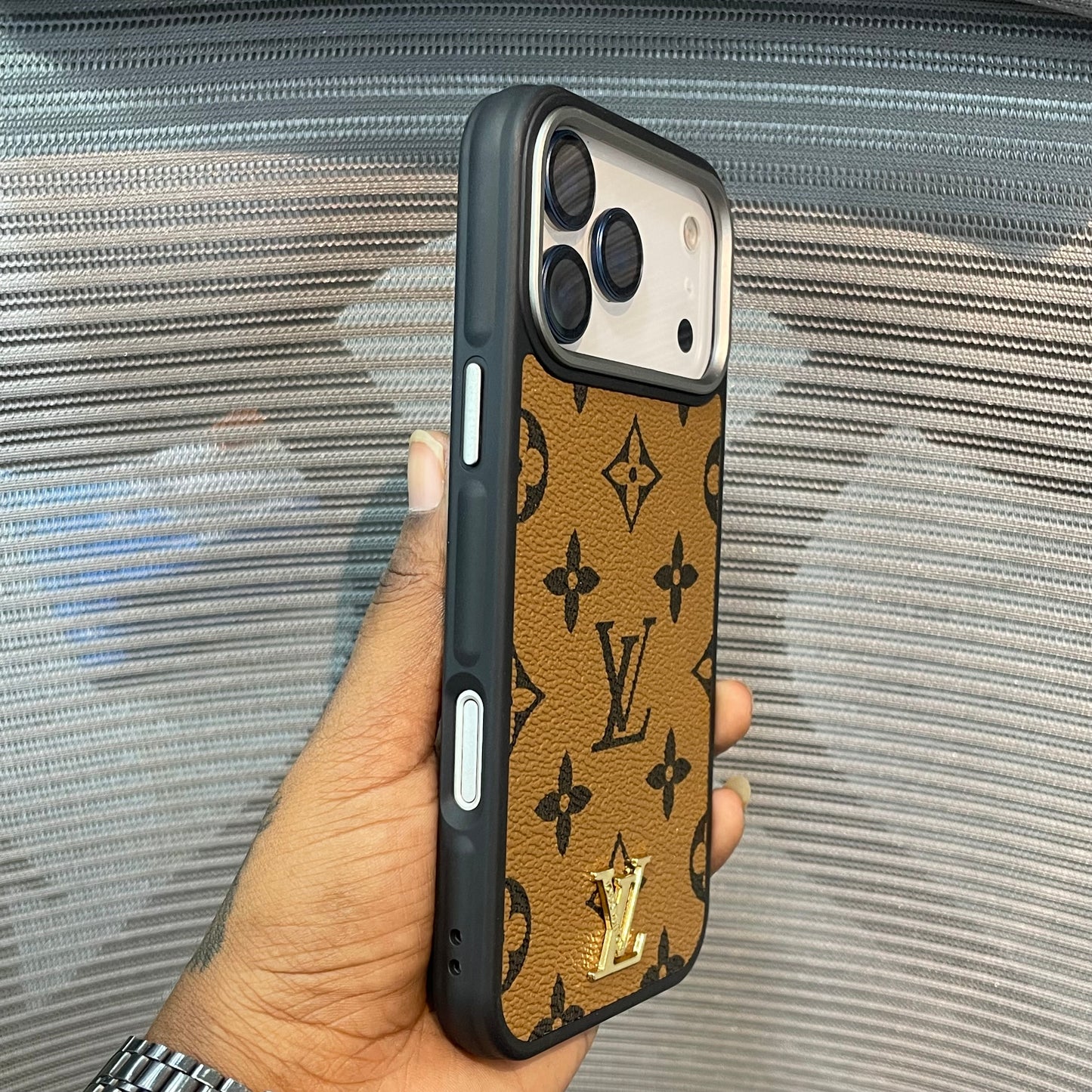 LogoLuxe Leather iPhone 17 Series Case
