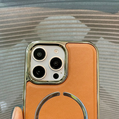 LeatherAura MagSafe Protective iPhone 16 Pro  Case