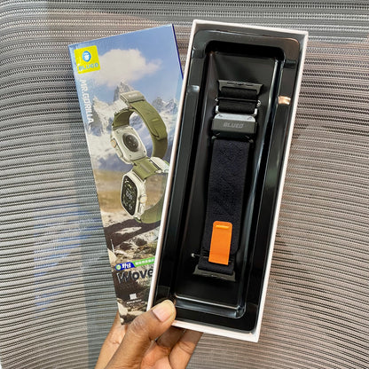 Woven Nylon Lock Watch Band