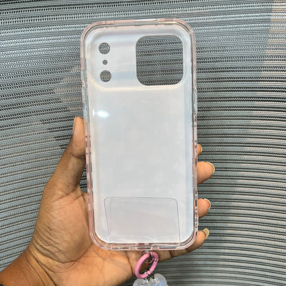 Floral Charm Clear iPhone 17 Pro Max Case