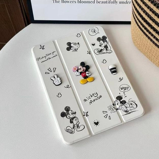 Mickey Mouse - 3D Cartoon Printed iPad Case