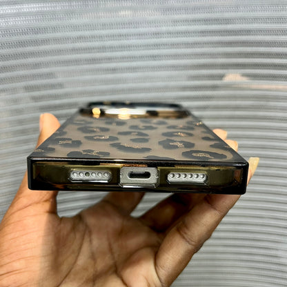 Glitter Cheetah Print Box iPhone 17 Series Case