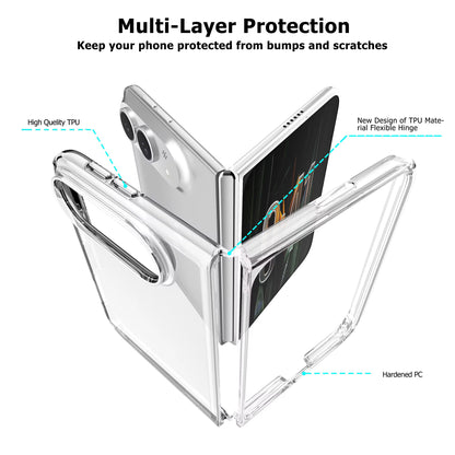 Premium Anti-Yellow Transparent Slim-Fit Case for iPhone  Duo