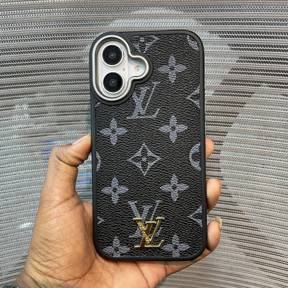 LogoLuxe Leather iPhone 17 Series Case