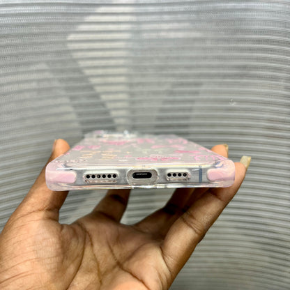 Glitter Bow Printed iPhone 16 Pro Max Case