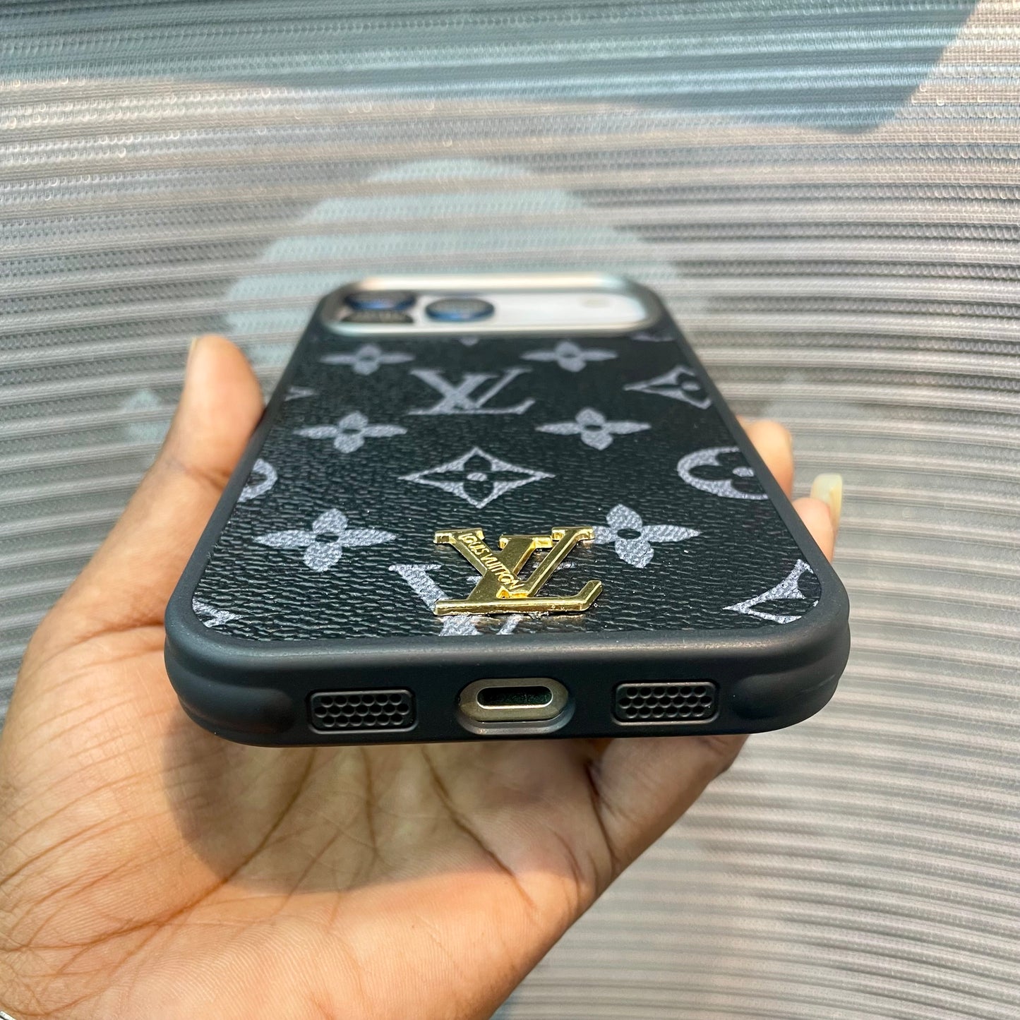 LogoLuxe Leather iPhone 17 Series Case