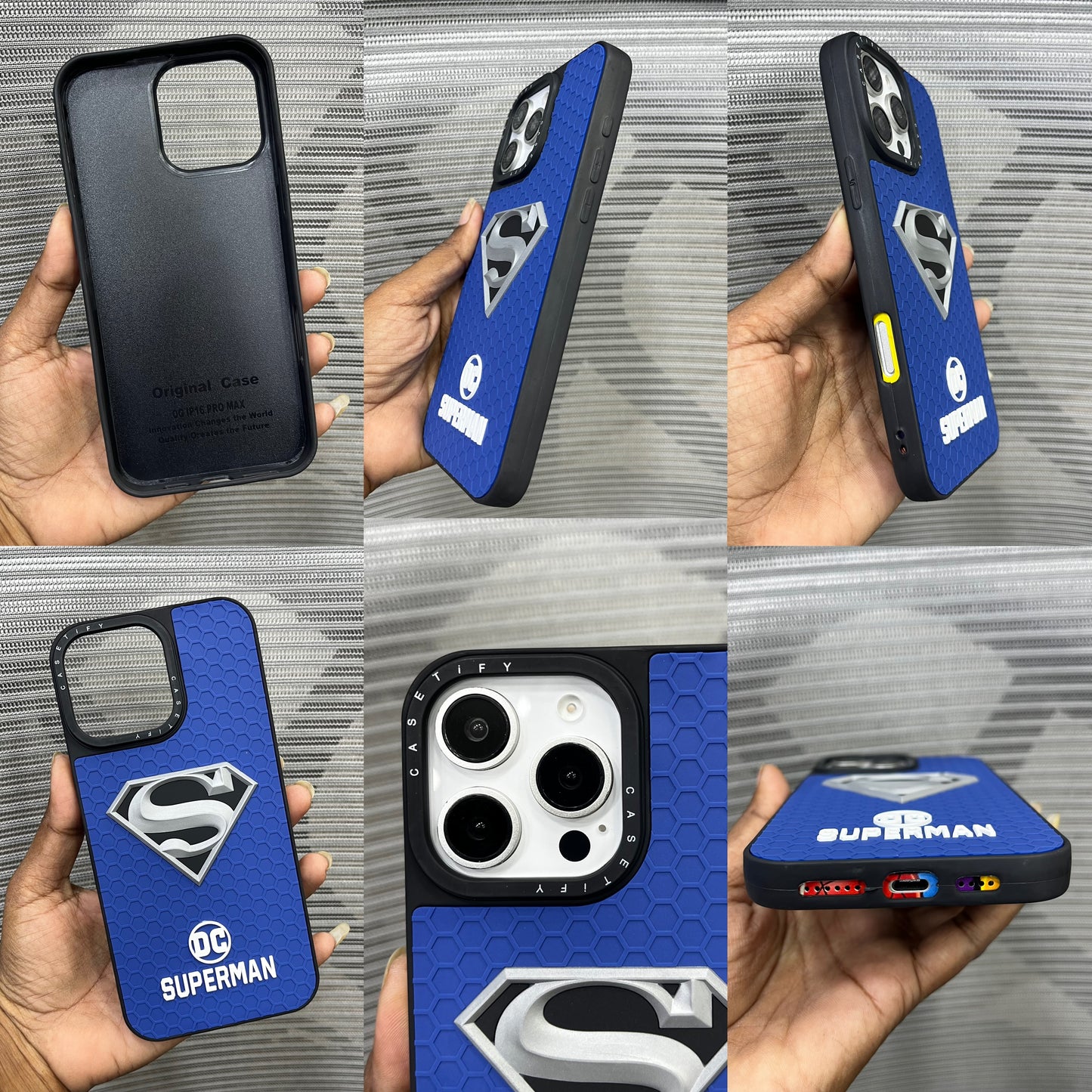 Premium 3D Embossed Printed iPhone 16 Pro Case