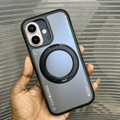 Premium AirBag Anti-Collision Metal Stand iPhone Case