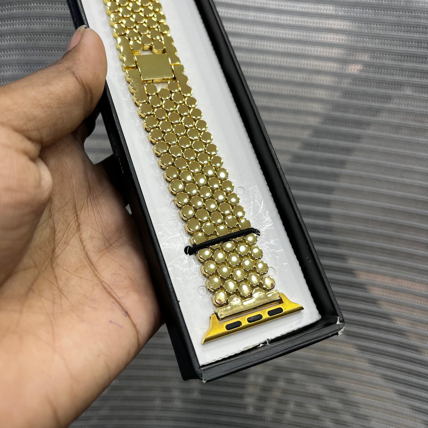 Golden Elite Stainless Steel iWatch Strap