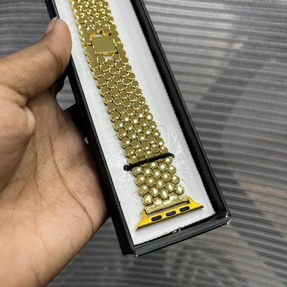 Golden Elite Stainless Steel iWatch Strap