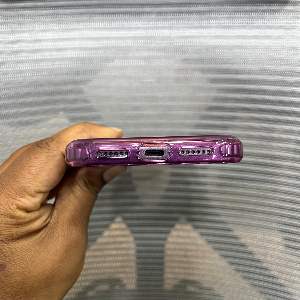 Stripe Matte Finish MagSafe Shockproof iPhone Case