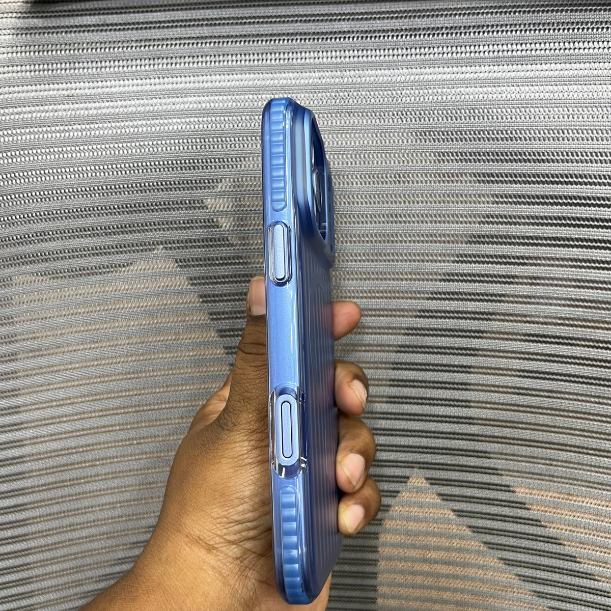 Stripe Matte Finish MagSafe Shockproof iPhone Case