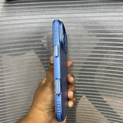 Stripe Matte Finish MagSafe Shockproof iPhone Case