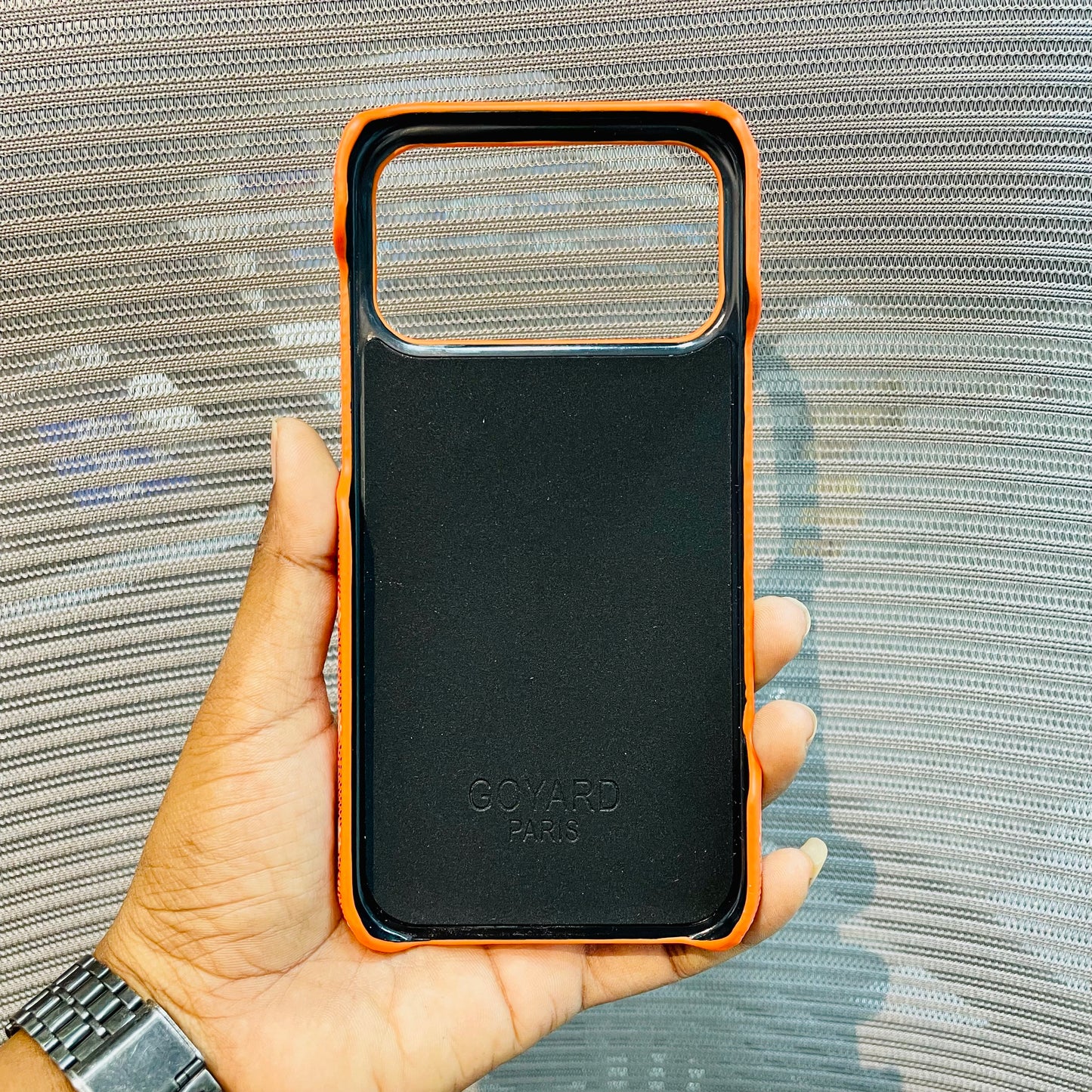 Luxe Printed Inner Fur iPhone 17 Pro Max Case