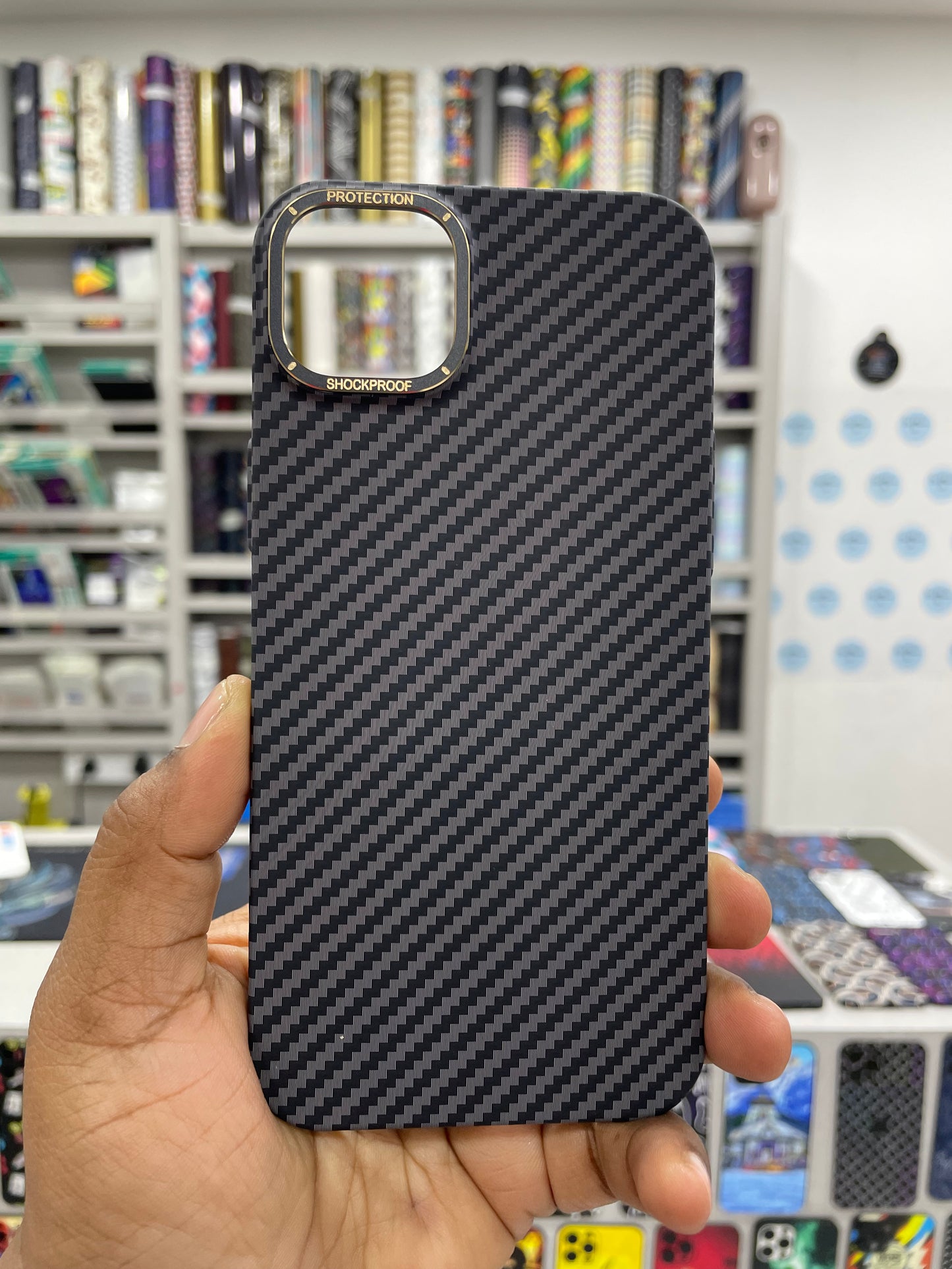 Carbon Fiber Slim Fit Case for iPhone