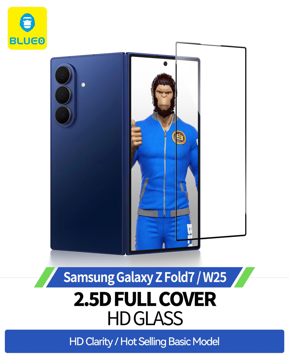 Gorilla Clear Tempered Glass for Samsung