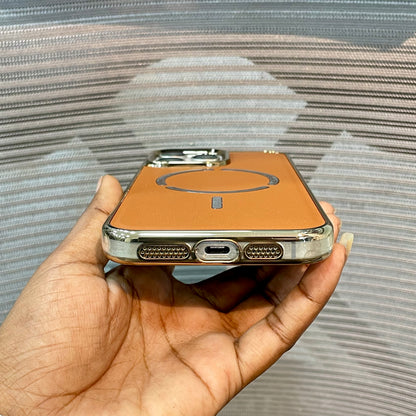 LeatherAura MagSafe Protective iPhone 16 Pro  Case