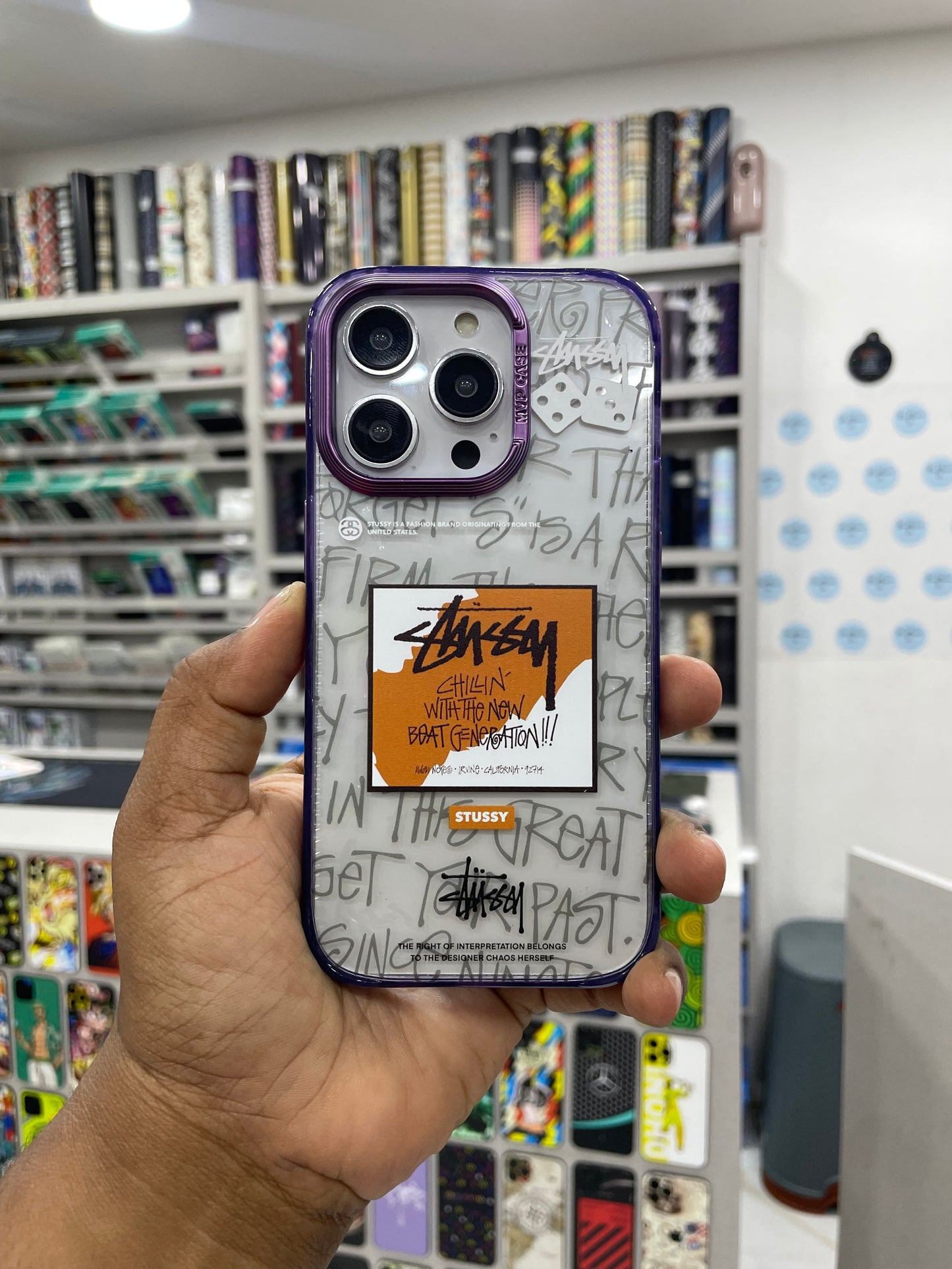 Transparent Printed Hard iPhone Case