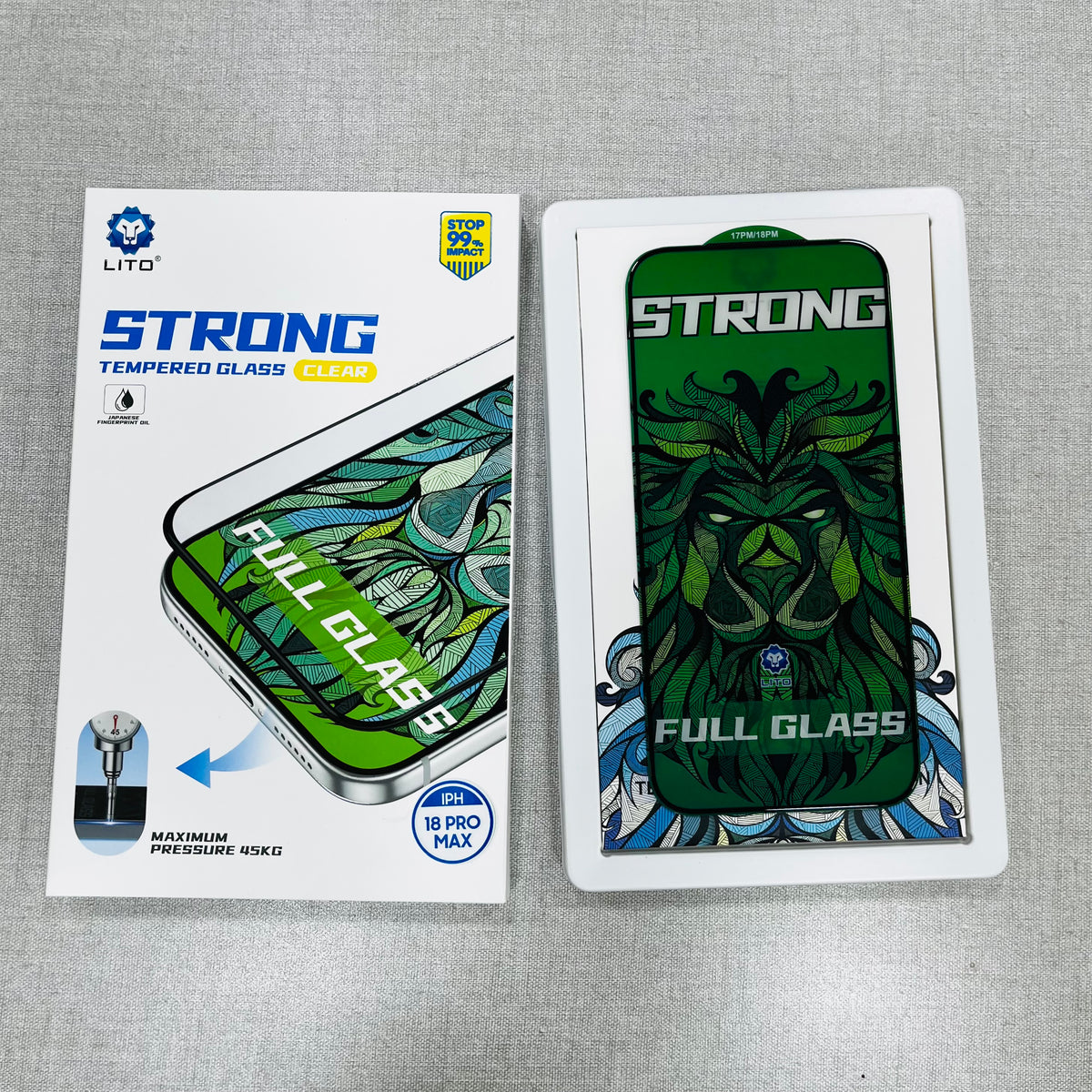 LITO Strong Clear Tempered Glass For 18 Series