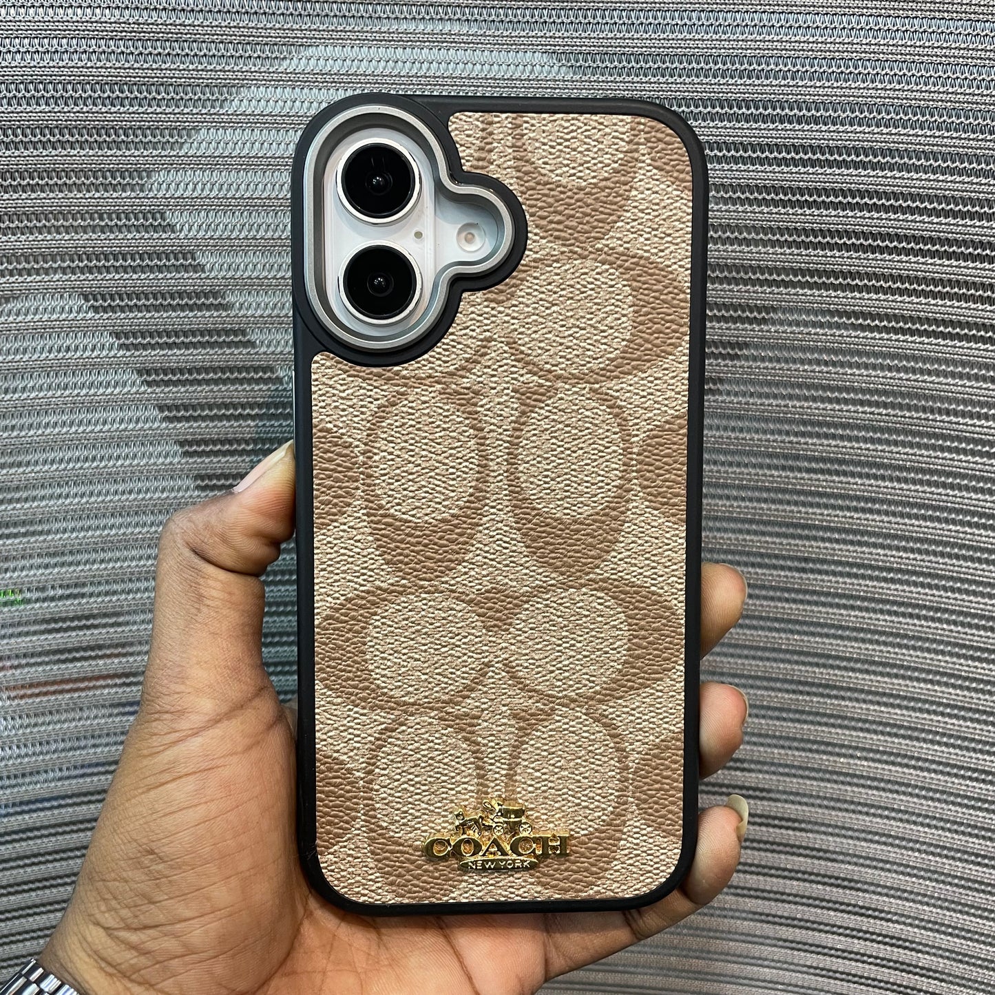 LogoLuxe Leather iPhone 17 Series Case