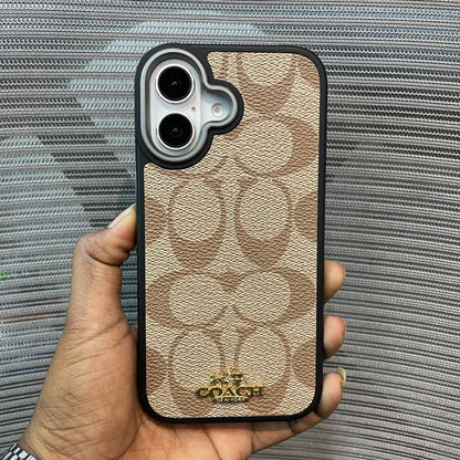 LogoLuxe Leather iPhone 17 Series Case