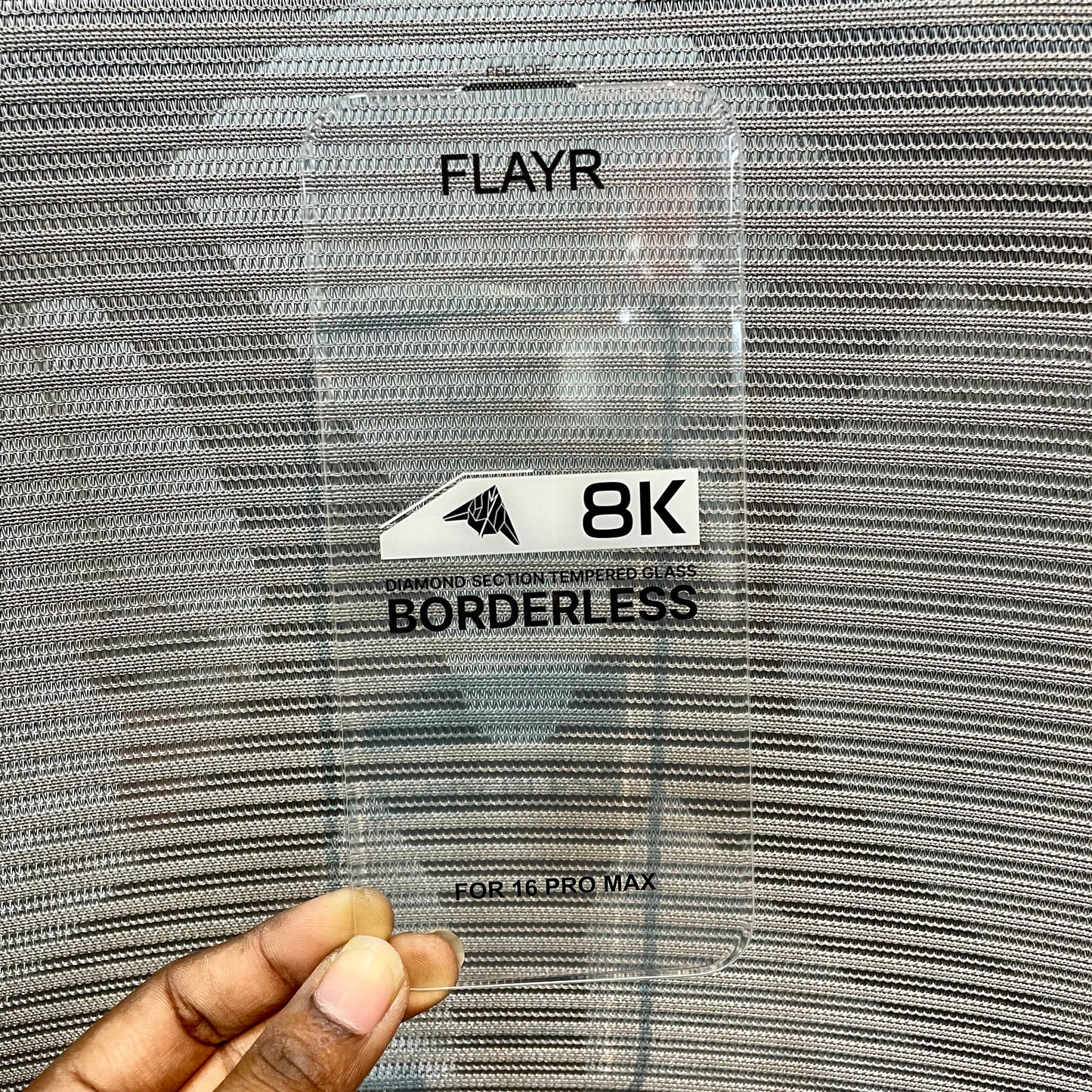 Flayer 8K Borderless Tempered Glass