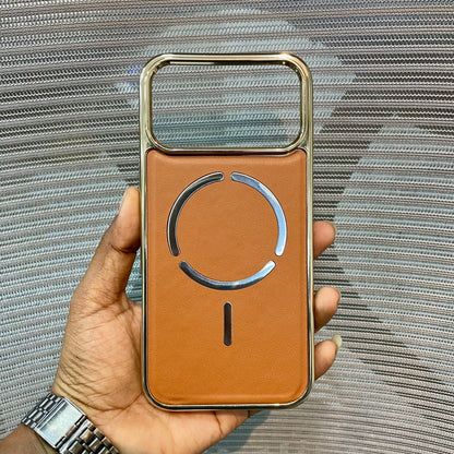 LeatherAura MagSafe Protective iPhone 17 Pro Case