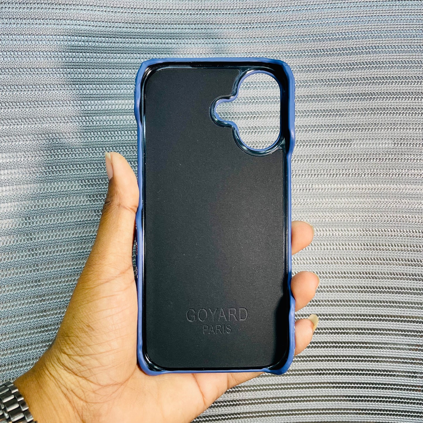 Luxe Printed Inner Fur iPhone 17 Case