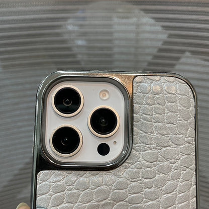 Leather Logo iPhone 16 Pro Max Case