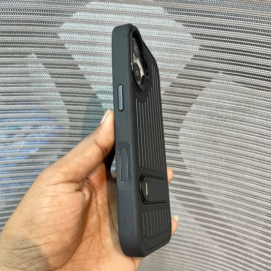 StripeVault Stand iPhone 17 Case