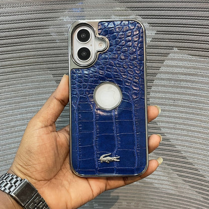 Leather Logo iPhone 17 Case