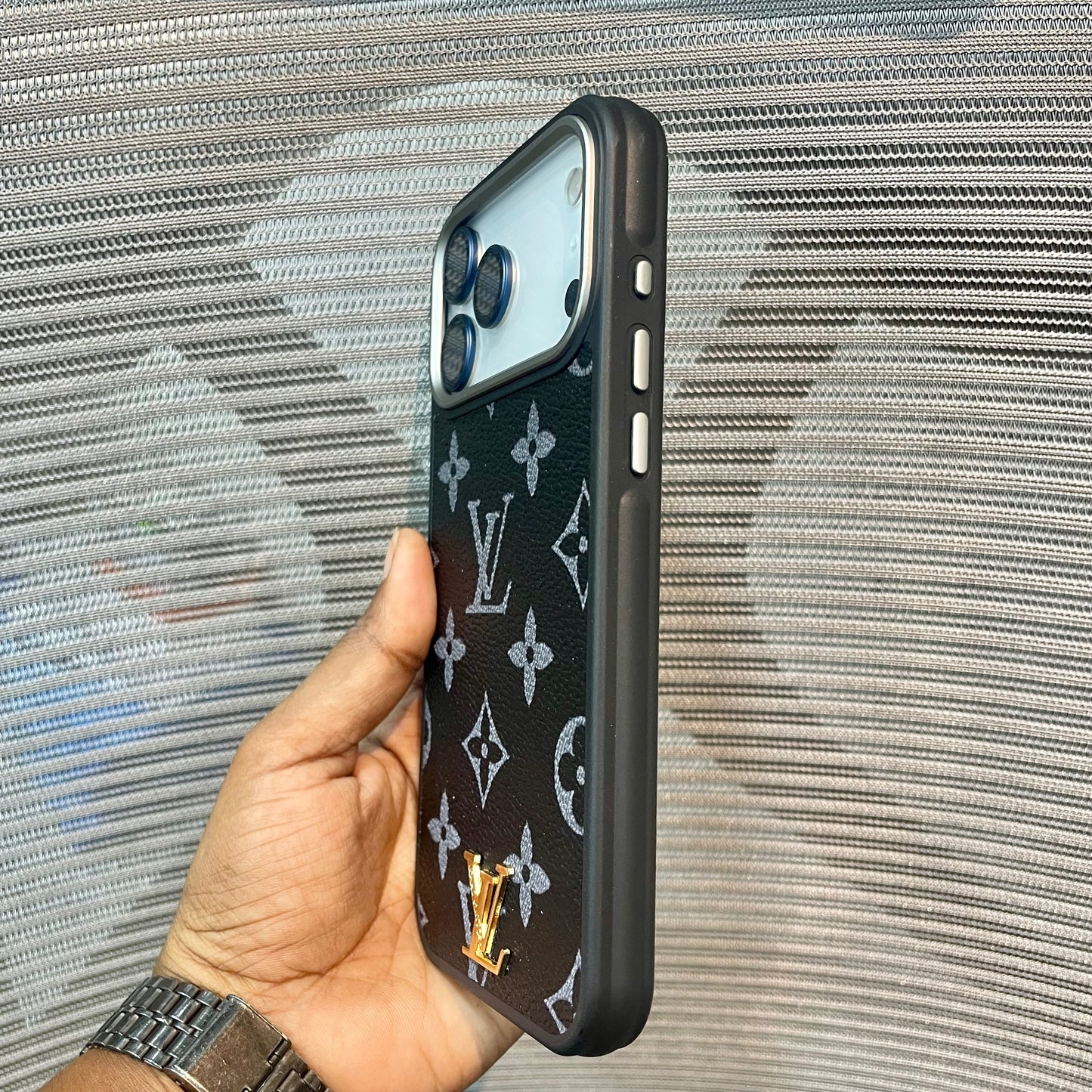 LogoLuxe Leather iPhone 17 Series Case