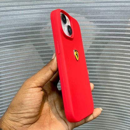 RedPrancing Horse Silicone iPhone 13  Case